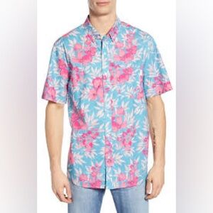Chubbies The Balance Of Flowers Short Sleeve Shirt Men's Hawaiian Tropical Sz XL